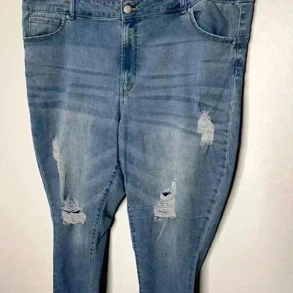 Wax Jean Butt, I Love You Distressed Skinny Jean 24 #60 - Picture 2 of 4